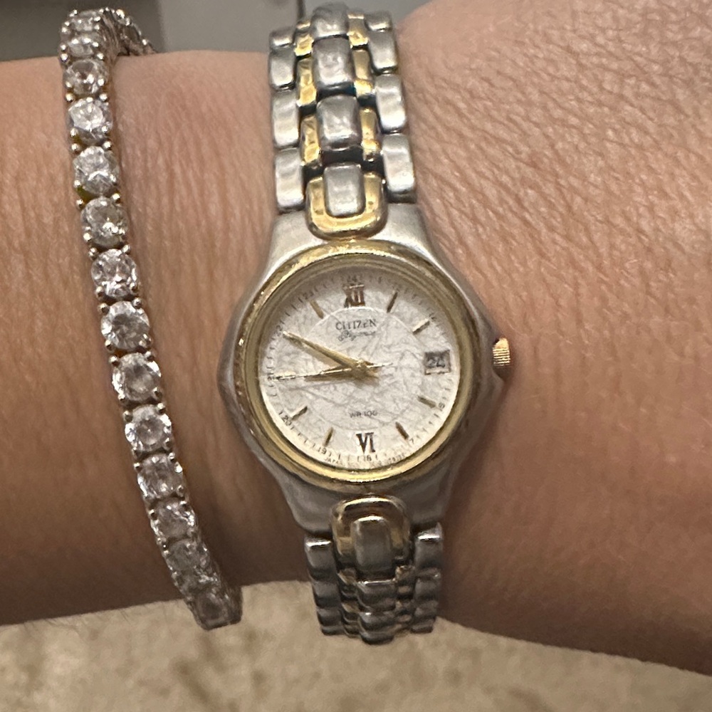 Citizen Women's Silver and Gold Watch